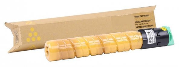 Ricoh Aficio MPC2030 Muadil Toner Sarı/ MPC2050 / MPC2530 / MPC2550 ürün görseli 1