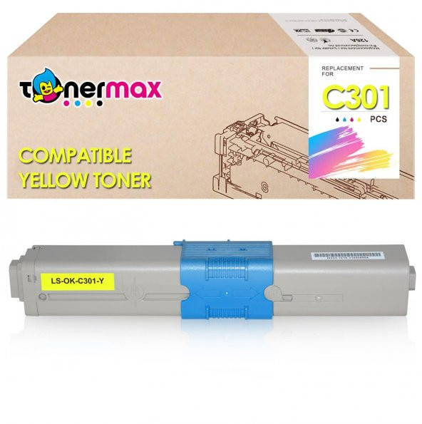 Oki C301 / C321 / MC342 44973541 Muadil Toner Sarı ürün görseli 1