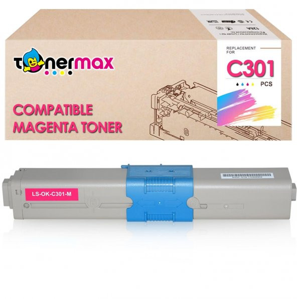 Oki C301 / C321 / MC342 44973542 Muadil Toner Kırmızı ürün görseli 1