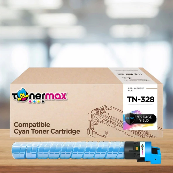 Konica Minolta TN-328 Muadil Toner Mavi/ Bizhub C250i / C300i  / C360i ürün görseli 1