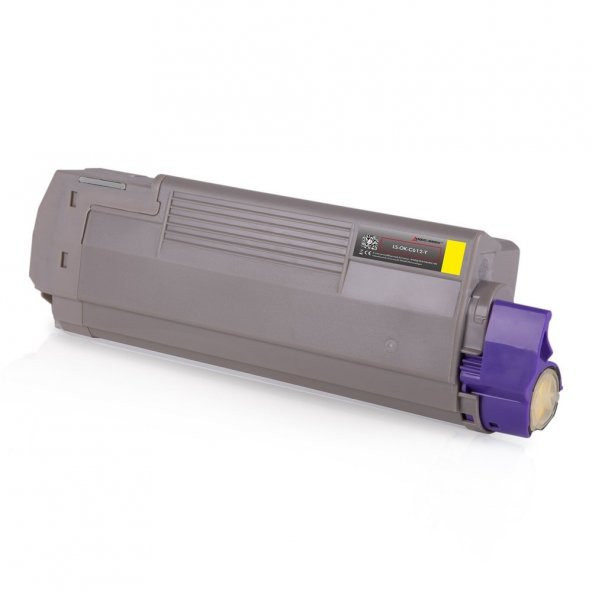 Oki ES7470 / ES7480 Muadil Toner Sarı - Resim 2