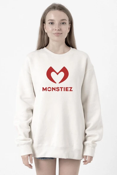 Babymonster Monstiez Beyaz Kadın 2ip Sweatshirt ürün görseli 1