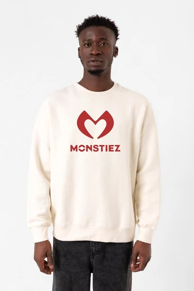 Babymonster Monstiez Ekru Erkek 2ip Sweatshirt ürün görseli 1