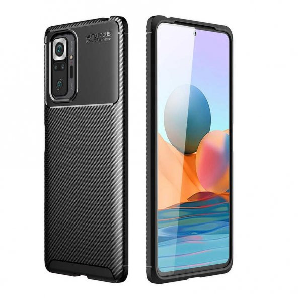 Xiaomi Redmi Note 10 Pro Kılıf Elden Kaymayan Kamera Korumalı - Resim 2