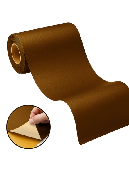 Beylini Deri Tamir Kiti Kendinden Yapışkanlı Dayanıklı Uzun Ömürlü Su Geçirmez Onarım Kiti Kahverengi (50 x 120) ürün görseli 1