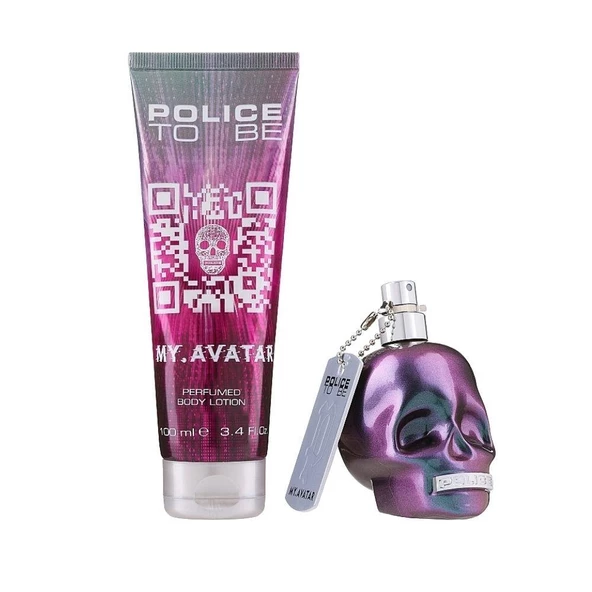 Police To Be My.Avatar EDP 40 ml+Perfumed Body Lotion 100 ml Kadın Parfüm Seti ürün görseli 1