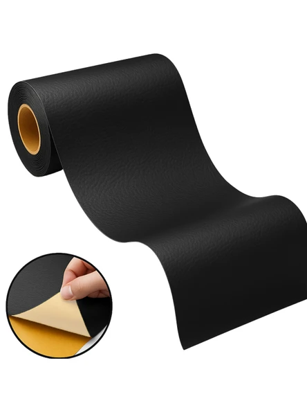 Beylini Deri Tamir Kiti Kendinden Yapışkanlı Dayanıklı Uzun Ömürlü Su Geçirmez Onarım Kiti Siyah  (50 x 120) ürün görseli 1