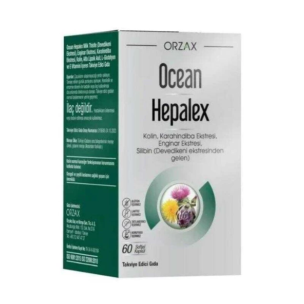 Ocean Hepalex 60 Yumuşak Kapsül ürün görseli 1