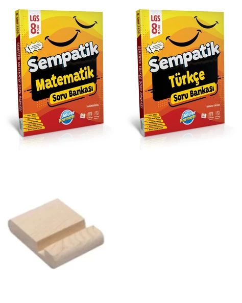 LGS 8.Sınıf Sempatik Matematik ve Türkçe Soru Bankası ürün görseli 1