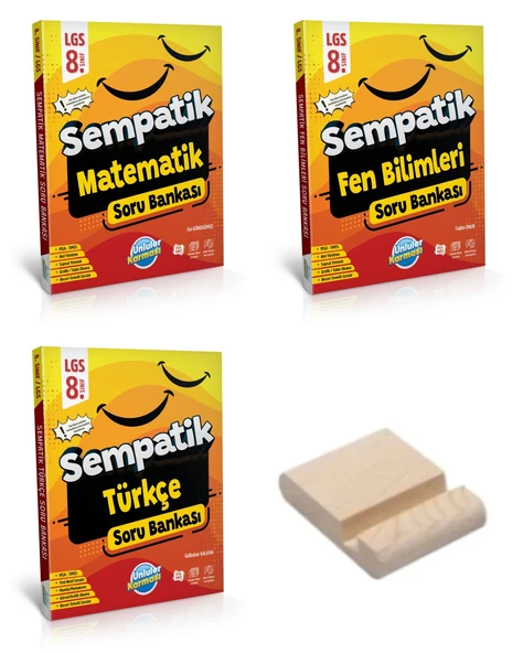 LGS 8.Sınıf Sempatik Matematik Fen Bilimleri ve Türkçe Soru Bankası ürün görseli 1