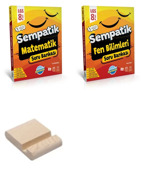 LGS 8.Sınıf Sempatik Matematik ve Fen Bilimleri  Soru Bankası ürün görseli 1