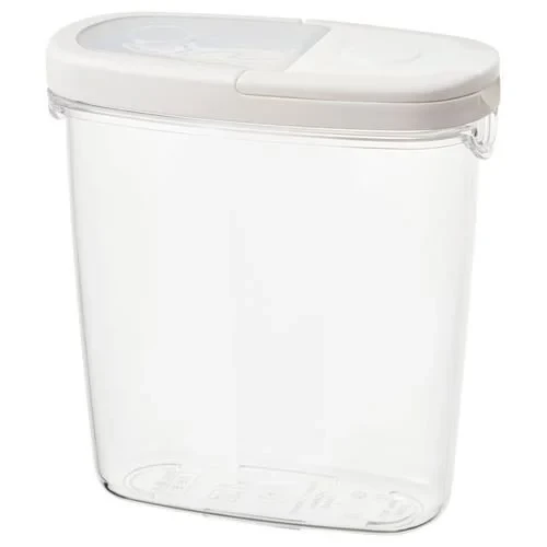 IKEA 365+ ERZAK KURU GIDA SAKLAMA KABI BEYAZ 8X18 CM ürün görseli 1