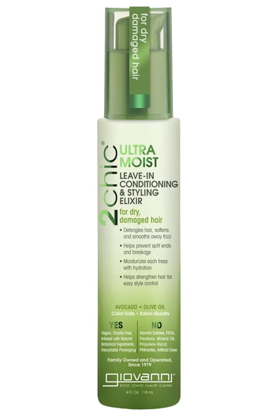 Giovanni 2chic Ultra Moist Nemlendirici Durulanmayan Saç Kremi 118ML ürün görseli 1