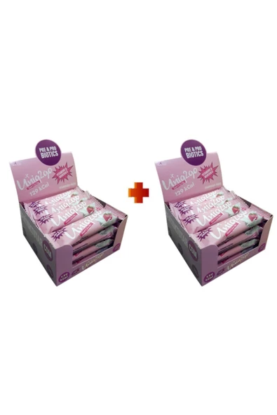 Uniq2go Tatlı-Ekşi Pre-Probiyotik 16'lı X 2 Kutu (Toplam 32 Adet)38 G.protein Bar ürün görseli 1