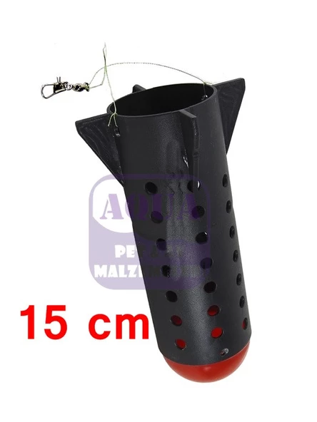 Oskar Balık Yemleme Roketi Tüp Delikli 15 cm - Alan Yemleme Tüp Roket Sazan Yemleme Roketi ürün görseli 1