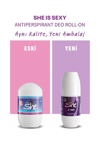 Women Roll-on Sexy 50 ml - Resim 2