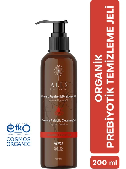 Alls Biocosmetics CicaVera Prebiyotik Temizleme Jeli 200 ml ürün görseli 1