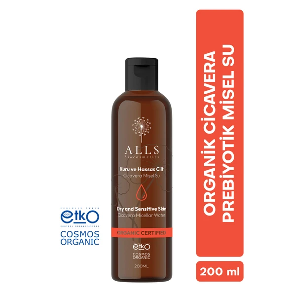Alls Biocosmetics CicaVera Prebiyotik Misel Su 200 ml ürün görseli 1