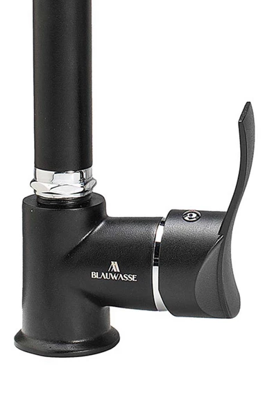 BlauWasse Code Black Siyah Mutfak Eviye Bataryası - Resim 2