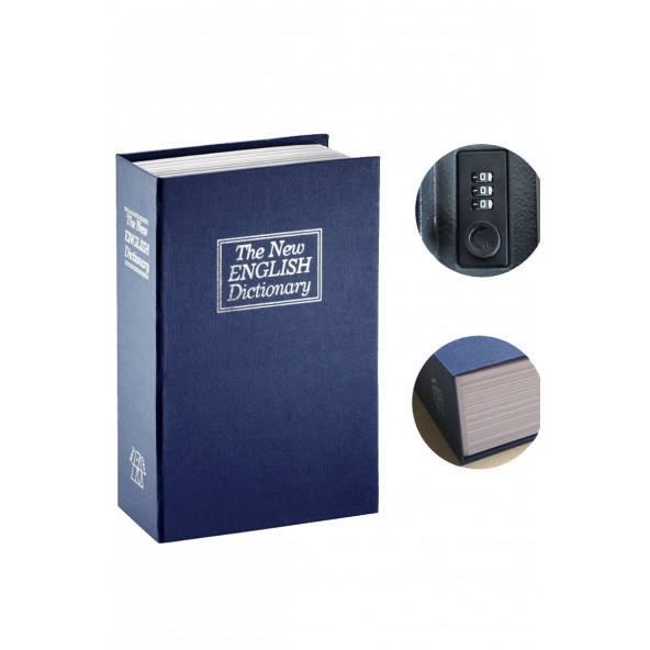 MÜHLEN Secret Safe 180 Orta Boy Kitap Şekli Gizli & Şifreli Para ve Değerli Eşya Kasası ürün görseli 1