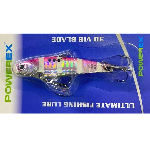 Powerex UFL Minnow Vib 7 cm 15 gr Suni Yem 6532 Vibrasyon Metal Sahte Balık Yemi ürün görseli 1