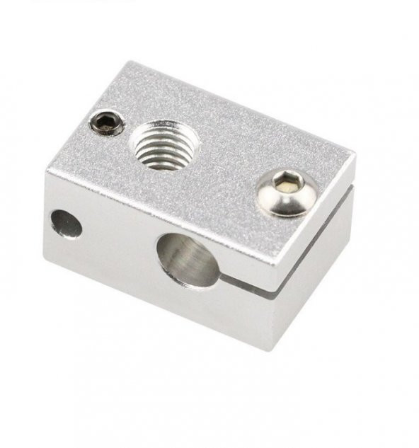 3D Yazıcı Alüminyum Isıtıcı Blok (heatblock) V6 - 23x16x11.5mm 3D Printer için ürün görseli 1