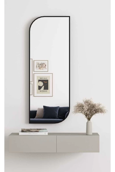 CG HOME Nice Boy Aynası 120x40 Konsol Aynası, Dresuar Aynası, Asimetrik Ayna ürün görseli 1