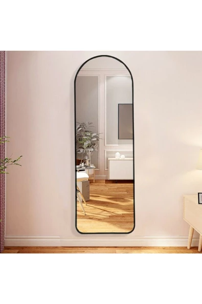 CG HOME dekoratif ayna mdf oval kesim boy ayna duvar aynası 165 X 45 cm ürün görseli 1