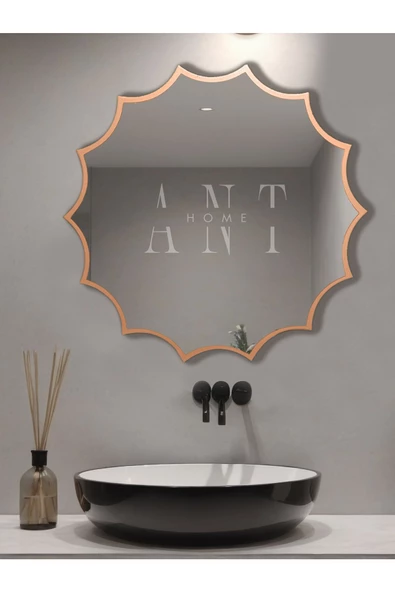 ant home Güneş Asimetrik Ayna, Duvar Aynası, Konsol Aynası, Holl Aynası ürün görseli 1
