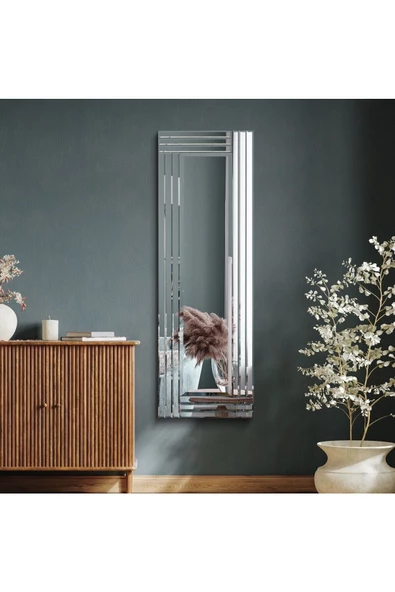 CG HOME Model Line Dekoratif Desenli Bizoteli Salon Ofis Konsol Aynası ürün görseli 1