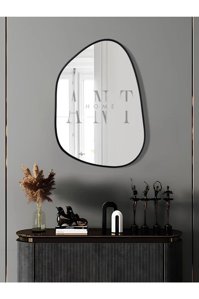 ant home Asimetrik Ayna 75X55 cm Konsol Aynası, Dresuar Aynası, Duvar Aynası, 1.kalite Şişecam Ayna ürün görseli 1