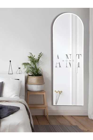 ant home dekoratif ayna oval boy ayna duvar aynası 180x60 cm ürün görseli 1