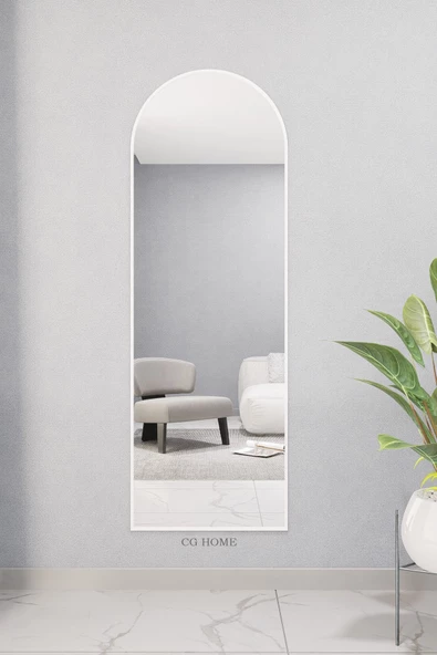 CG HOME dekoratif ayna oval boy ayna duvar aynası 180x60 cm ürün görseli 1