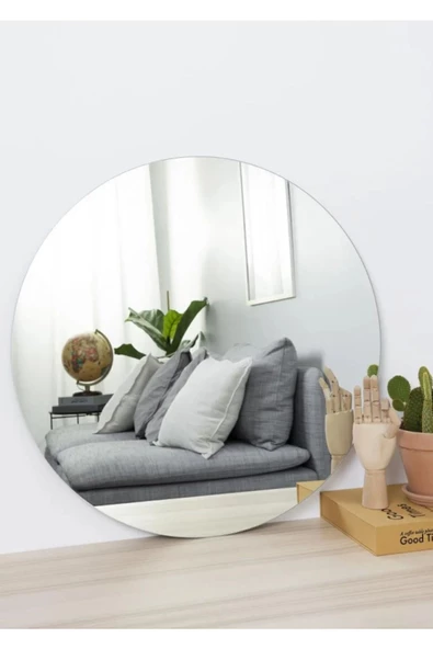 ant home 30 Cm Çap Çerçevesiz Yuvarlak Ayna ürün görseli 1