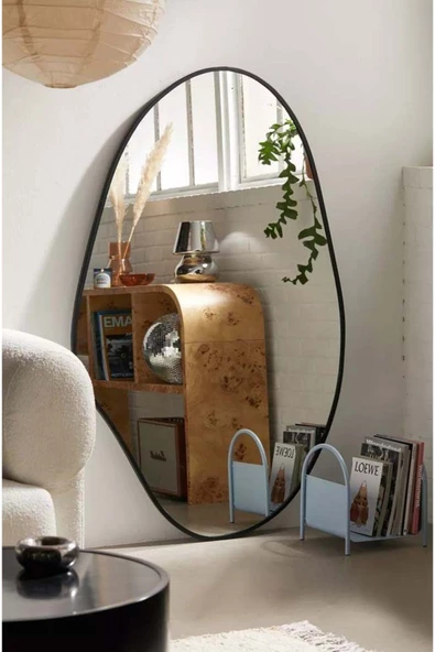 ant home Asimetrik Ayna, Konsol Aynası, Dresuar Aynası, Tuvalet Aynası Holl Ayna 1.kalite Ayna 75x50 cm ürün görseli 1
