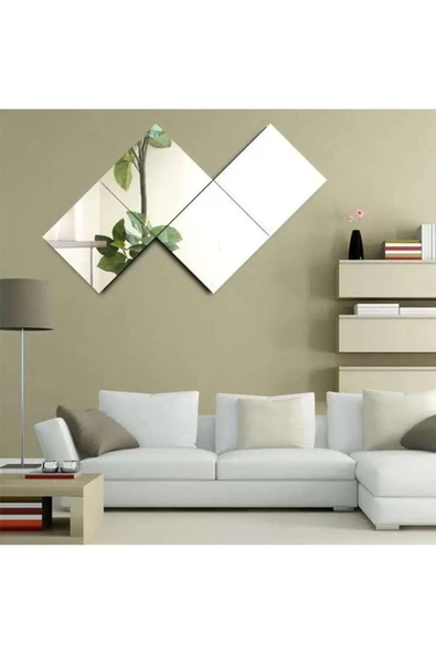 CG HOME Dekoratif Kare Ayna 4lü (20X20) ürün görseli 1