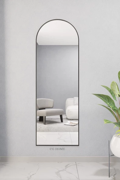 CG HOME dekoratif ayna oval boy ayna duvar aynası 180x60 cm ürün görseli 1