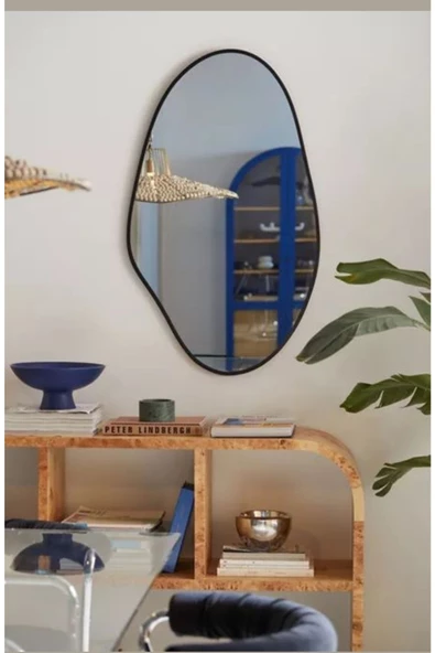 CG HOME Asimetrik Ayna, Konsol Aynası, Dresuar Aynası, Tuvalet Aynasi. 1.kalite Ayna 75x50 ürün görseli 1