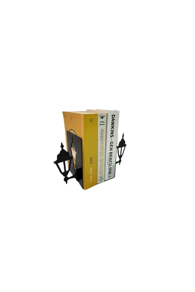 HERO DİZAYN Metal Kitap Desteği Kitap Tutucu Ev ve Ofis Dekoratif Aksesuar 2 Li Set ürün görseli 1