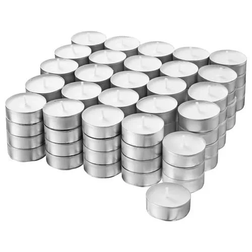SUMUHOME GLIMMA TEALIGHT MUM BEYAZ 4 SAAT 100 ADET ürün görseli 1