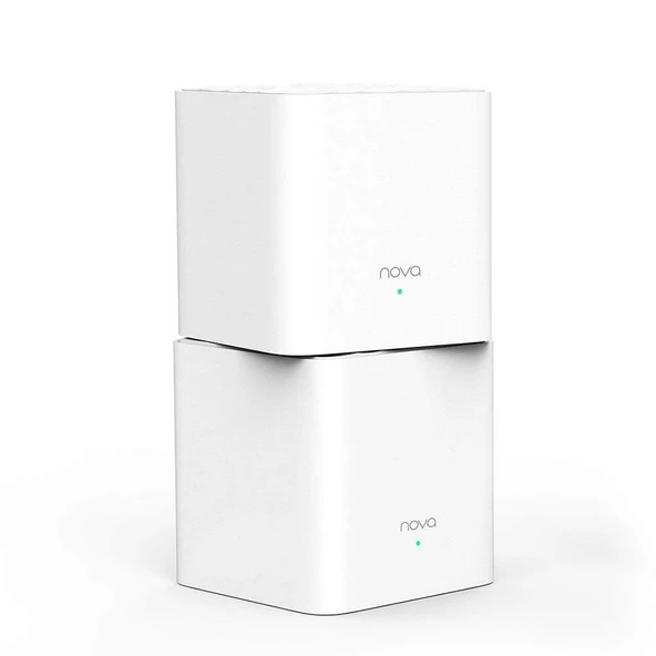 TENDA NOVA MW3-2 1200mbps AC1200 Dual Band Mesafe Genişletici EV Ofis Tipi Mesh Router 2li Paket ürün görseli 1