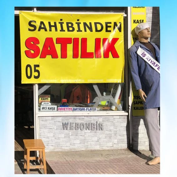 SAHİBİNDEN SATILIK AFİŞİ_ 175x100 cm - Resim 2