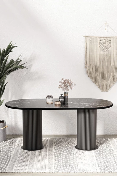 AVVİO Brita  PTT LAKE MDF BEYAZ AYAKLI 80x140 MUTFAK MASASI YEMEK MASASI ürün görseli 1