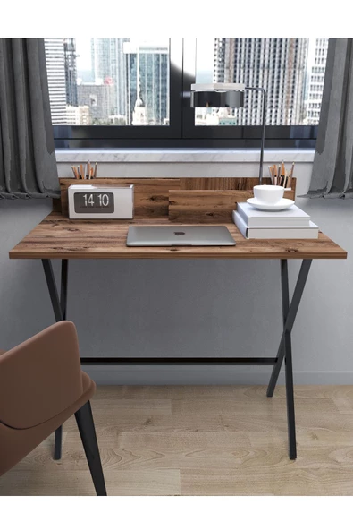 AVVİO 60X90 CM CARMEN METAL AYAKLI ÇALIŞMA MASASI ürün görseli 1