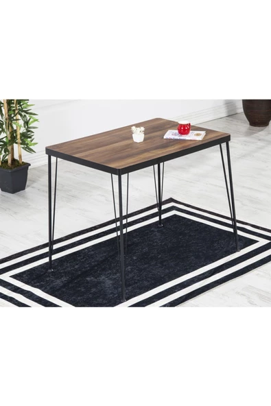 AVVİO Zeyra Yemek Masası Takımı-mutfak Masası Takımı-akça 70x110 Oval Kenar ürün görseli 1