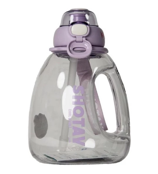 Shotay Hippo Su Matarası XL Tritan Mor 1300Ml ürün görseli 1