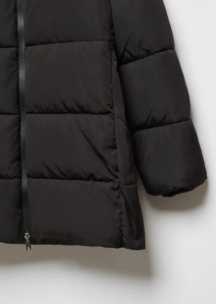 Mango Kapüşonlu kapitone anorak - Resim 3