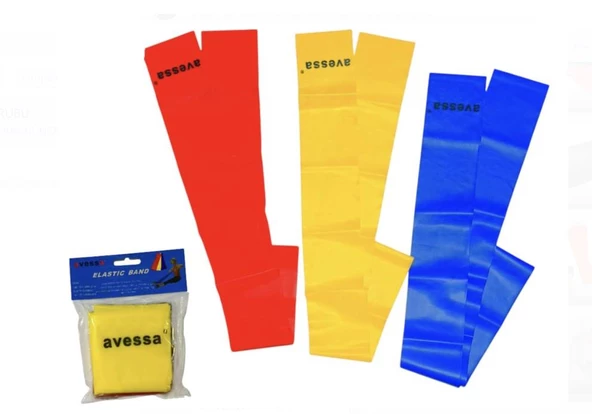 Avessa Ce-750 Pilates Egzersiz 3lü Lastik Set ürün görseli 1