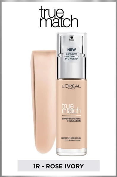 L'Oreal Paris True Match Nude Fondöten Serum 1.R/1.C Cool Rose ürün görseli 1