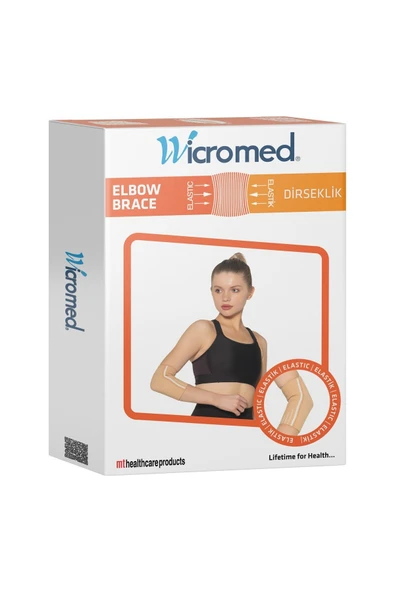 Wicromed Elastik Sport Dirseklik - Small ürün görseli 1